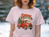 Snow Much Fun Christmas Truck Tee thumbnail 4