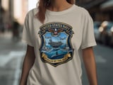 United States Navy Forged By The Sea T-Shirt | US Navy Veteran Shirt | Patriotic Military Gift Tee | Naval Pride Apparel thumbnail 7