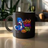 I Saw That Halloween Blue Jay Mug thumbnail 10
