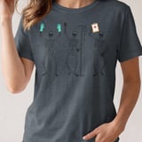Dancing Medical Skeletons Tee thumbnail 4
