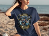 US Coast Guard Sailor T-Shirt | Semper Paratus Est. 1790 Military Veteran Gift Tee | Patriotic Nautical Emblem Apparel thumbnail 5