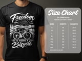 Freedom Is Riding a Bicycle | Road Bike T-Shirt thumbnail 15