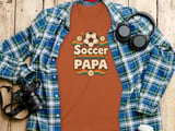 Retro Soccer Papa Tee or Sweatshirt thumbnail 7