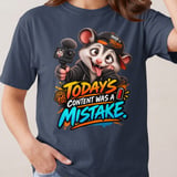Content Was A Mistake Parker the Possum Tee thumbnail 8