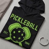Pickleball Sport-Tek Performance Hood, Pickleball Est. 1984 Social Club Graphic, Lightweight Hoodie thumbnail 7