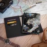 Iridescent White Tiger Passport Cover thumbnail 2