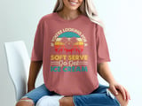 Pickleball Comfort Colors Shirt, If You're Looking For A Soft Serve Go Get Ice Cream, Vintage Graphic Tee thumbnail 7
