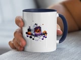 Halloween Mug, Ghost Knitting, Pumpkin, Cat, Spooky Mug, Fall Decor, Halloween Gift, Knitted, Cute Halloween, Autumn Vibes, Fun Halloween thumbnail 6