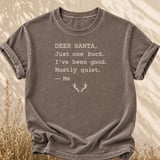 Deer Santa Just One Buck Tee thumbnail 4