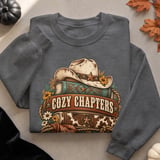 Cozy Chapters Western Bookish Tee or Sweatshirt thumbnail 19