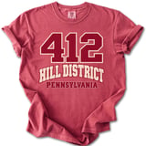 412 Hill District PA Tee thumbnail 3