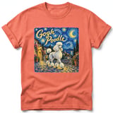 Gogh Poodle ~ Comfort Colors Premium Tee thumbnail 4