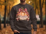 Pumpkin Mama Sweatshirt Coquette Fall Hoodie Vintage Autumn Mama Tote Bag Floral Pumpkin Shirt Cute Cottagecore Mom Thanksgiving Gift thumbnail 9