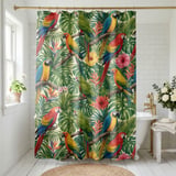 Tropical Bird Paradise Shower Curtain thumbnail 1