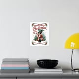 Nutcracker Poster: Christmas Decor, Funny Wall Art, Cool Nutcracker, Framed thumbnail 1