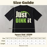 Pickleball Sport-Tek Performance Tee, Just DINK it Graphic, Moisture-Wicking Pickleball Court Apparel thumbnail 11