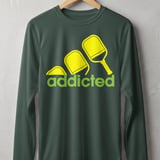 Pickleball Sport-Tek Long Sleeve Tee, addicted, Outdoor Performance UV Sun Shield Shirt for Players thumbnail 7