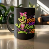 Spooky Stay Calm Yoga Mug thumbnail 16