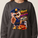 Officer Hoot the Owl Halloween Sweatshirt thumbnail 15