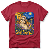 Gogh Shih Tzu ~ Comfort Colors Premium Tee thumbnail 2