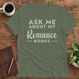Ask Me About My Romance Books Softstyle Tee thumbnail 8