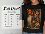German Shepherd Halloween Ghost Tee thumbnail 5