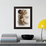Black Woman Art Poster Rooted and Rising Print, Afrocentric Wall Decor, Melanin Botanical Framed Poster, Empowering African American Gift thumbnail 11