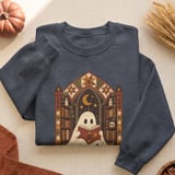 Cozy Bookish Ghost Tee thumbnail 9