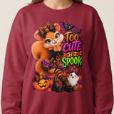 Too Cute To Spook Sally the Squirrel Sweatshirt thumbnail 6