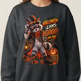 Halloween Randy the Raccoon Sweatshirt thumbnail 5