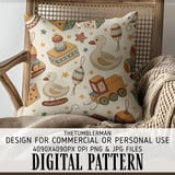 Rustic Playtime Whimsy Digital Pattern Size Bundle Png thumbnail 5