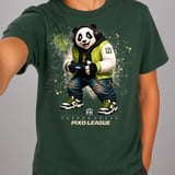 Panda Gamer Shirt for Boys, Funny Virtual Reality Gaming Tee, Kids Birthday Gift, Pixo League by Farron House thumbnail 14