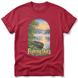Fishing Dots ~ Comfort Colors Premium Tee thumbnail 2