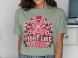 Fight Like A Girl Faux Patchwork Tee thumbnail 10