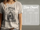 I Speak Fluent Paranormal Tee thumbnail 4