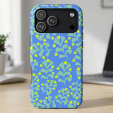 Blue Botanical Floral MagSafe® Phone Case thumbnail 3