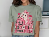 Faux Patchwork Trick Or Treat For A Cure Tee thumbnail 11