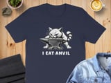 I Eat Anvil absurd brain rot Cat Tee thumbnail 3
