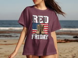 RED Friday Military Boots Tee thumbnail 1