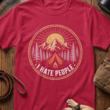 I Hate People Camping T-Shirt thumbnail 4