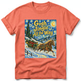Gogh Jingle All the Way ~ Comfort Colors Premium Tee thumbnail 4