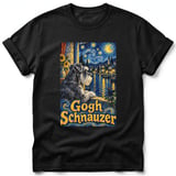 Gogh Schnauzer ~ Comfort Colors Premium Tee thumbnail 1