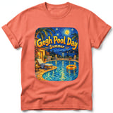 Gogh Pool Day ~ Comfort Colors Premium Tee thumbnail 4