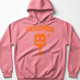 Pickleball Gildan Fleece Hoodie, Pickleween Halloween Pumpkin Paddle Graphic, Cozy Fall Court Pullover thumbnail 11