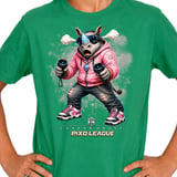 VR Rhino Gamer Shirt for Toddler, Funny Virtual Reality Gaming Tee, Kids Birthday Gift, Pixo League by Farron House thumbnail 9