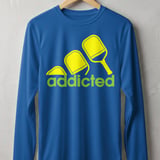 Pickleball Sport-Tek Long Sleeve Tee, addicted, Outdoor Performance UV Sun Shield Shirt for Players thumbnail 6