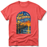 Gogh Port Aransas ~ Comfort Colors Premium Tee thumbnail 3