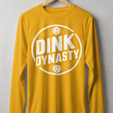 Pickleball Sport-Tek Long Sleeve Tee, Dink Dynasty, UV Sun Shield Shirt for Outdoor Open Play thumbnail 3