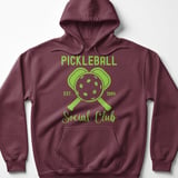 Pickleball Gildan Fleece Hoodie, Pickleball Est. 1984 Social Club, Court Pullover thumbnail 3