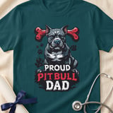 Proud Pitbull Dad Tee | Pit Bull Dad Shirt | Pittie Dad Gift | Dog Dad Shirt thumbnail 16